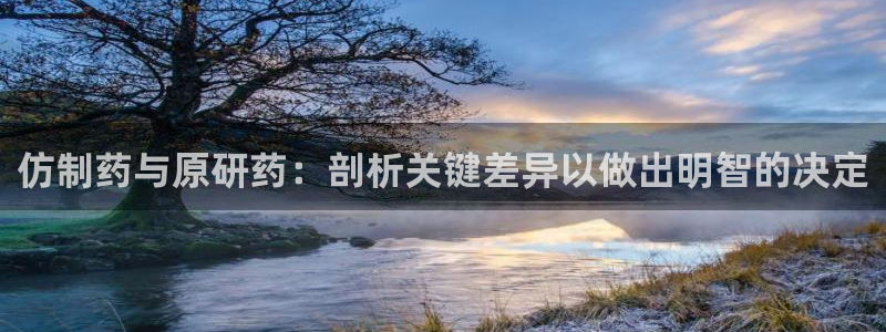 9游会老哥：仿制药与原研药：剖析关键差异以做出明智的决定
