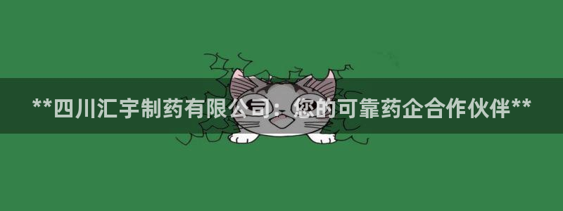 九游会老哥：**四川汇宇制药有限公司：您的可靠药企合作伙伴**