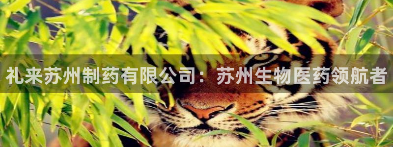九游会老哥俱乐部官网首页论坛：礼来苏州制药有限公司：苏州生物医药领航者