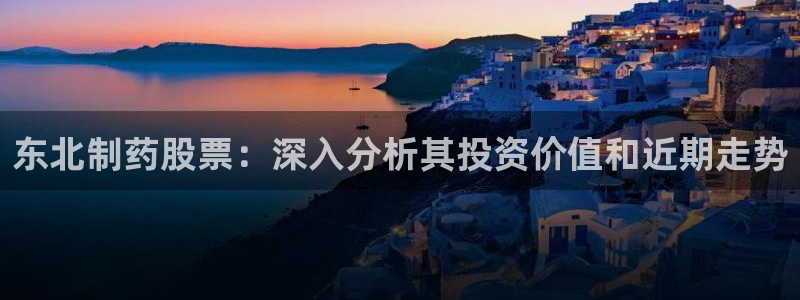 九游会老哥必备的交流社区：东北制药股票：深入分析其投资价值和近期走势