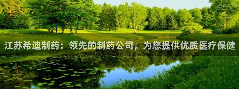 九游会老哥必备的交流社区：江苏希迪制药：领先的制药公司，为您提供优质医疗保健