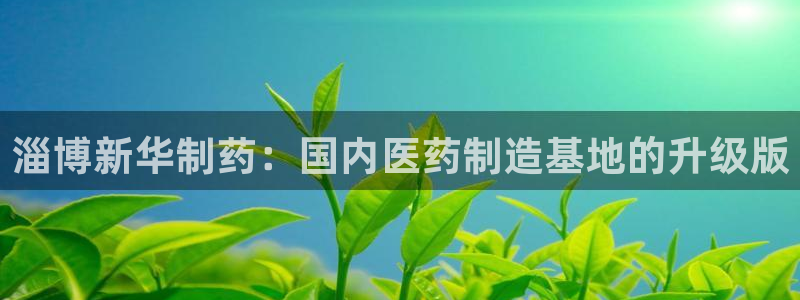 usdt九游会老哥俱乐部：淄博新华制药：国内医药制造基地的升级版