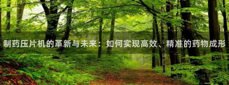 九游会老哥俱乐部交流社区：制药压片机的革新与未来：如何实现高效、精准的药物成形