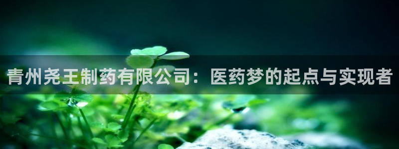 j9九游会老哥俱乐部交流区：青州尧王制药有限公司：医药梦的起点与实现者