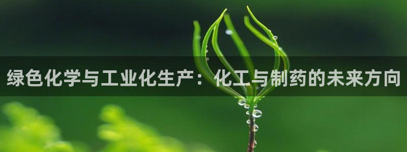 九游老哥俱乐部官网登录网址：绿色化学与工业化生产：化工与制药的未来方向