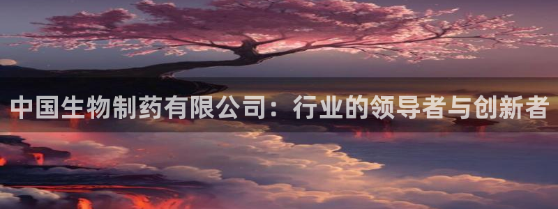 9游会老哥：中国生物制药有限公司：行业的领导者与创新者