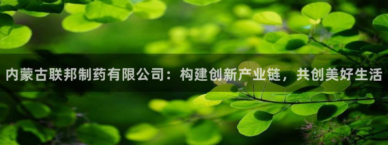 9游会老哥俱乐部：内蒙古联邦制药有限公司：构建创新产业链，共