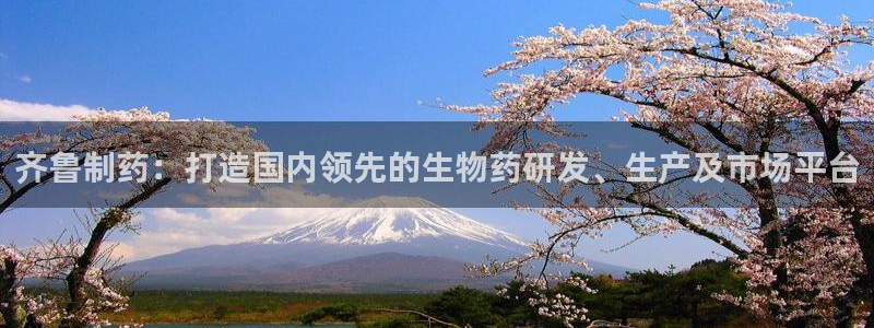 九游老哥俱乐部官网登录入口:齐鲁制药:打造国内领先的生物药研